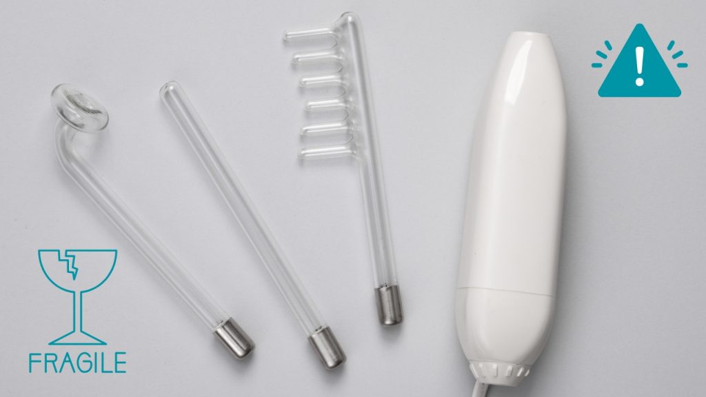 Cuidados esenciales para los electrodos de vidrio del aparato de alta frecuencia, evitando roturas y asegurando su durabilidad.