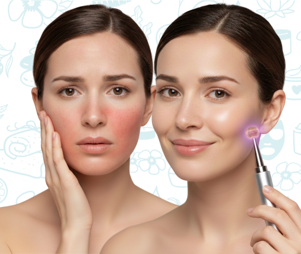 Portada del artículo sobre tratamiento facial para piel sensible con alta frecuencia, mostrando a una profesional aplicando la técnica.