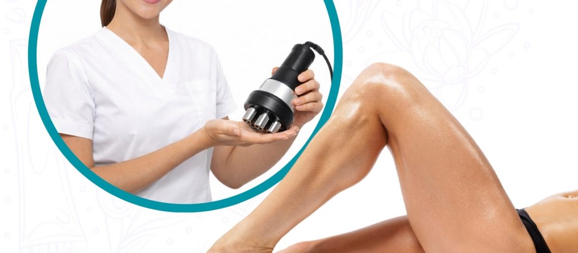 Tratamiento profesional para moldear piernas con radiofrecuencia corporal que ayuda a reducir celulitis y reafirmar la piel