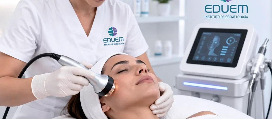 Efecto lifting radiofrecuencia rostro